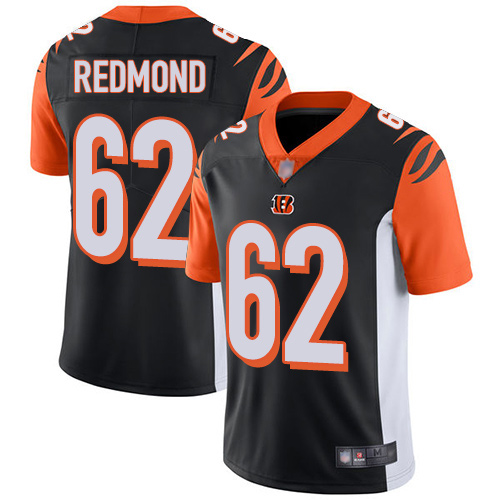 Cincinnati Bengals Limited Black Men Alex Redmond Home Jersey NFL Footballl 62 Vapor Untouchable